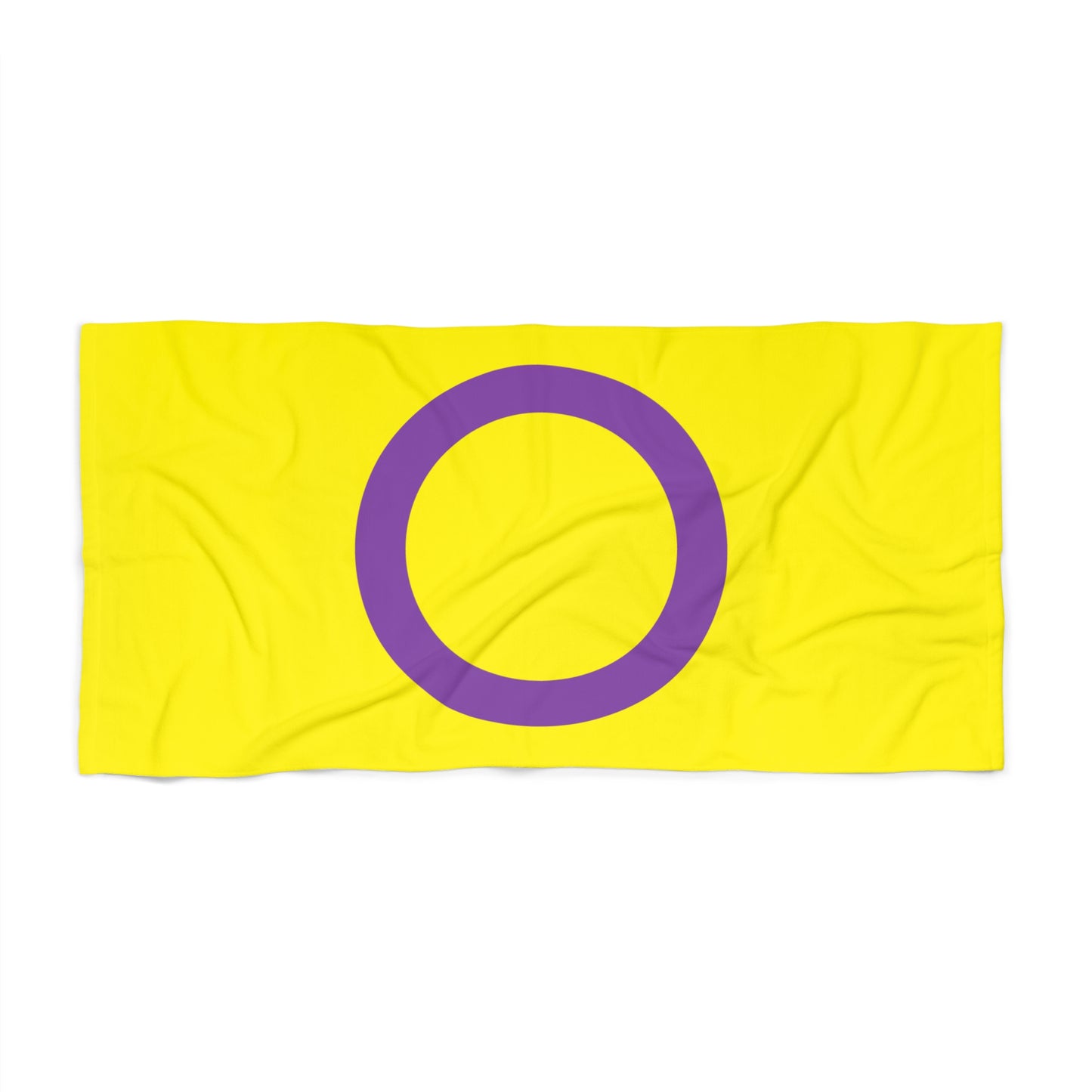 Intersex Pride Flag Beach Towel