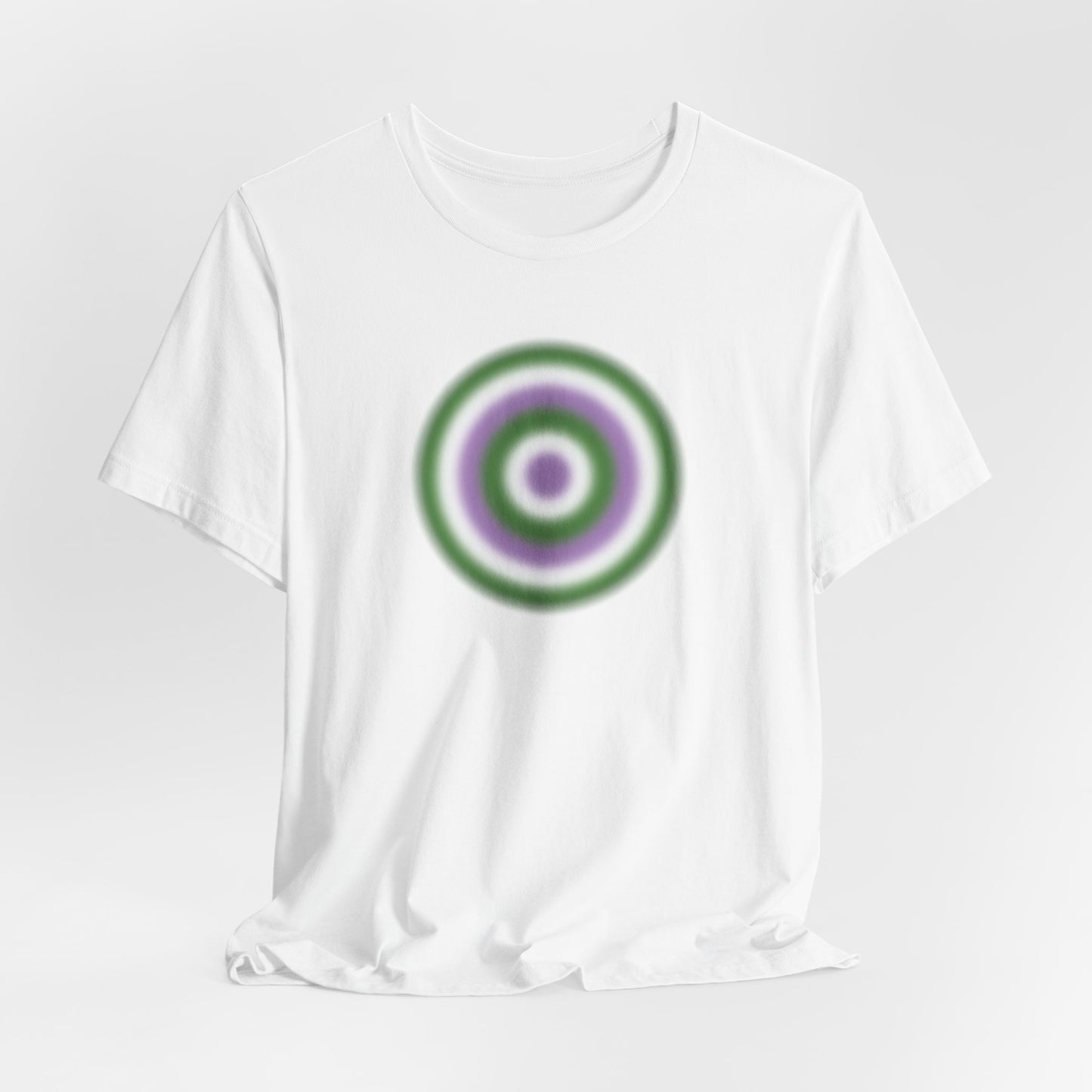 Genderqueer Pride Gradient Orb Flag T-Shirt — Genderqueer Colors Tee