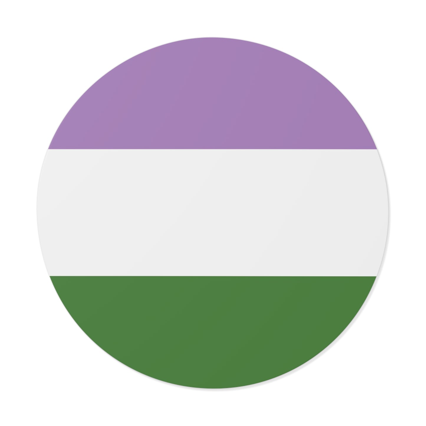 Genderqueer Pride Flag Vinyl Sticker