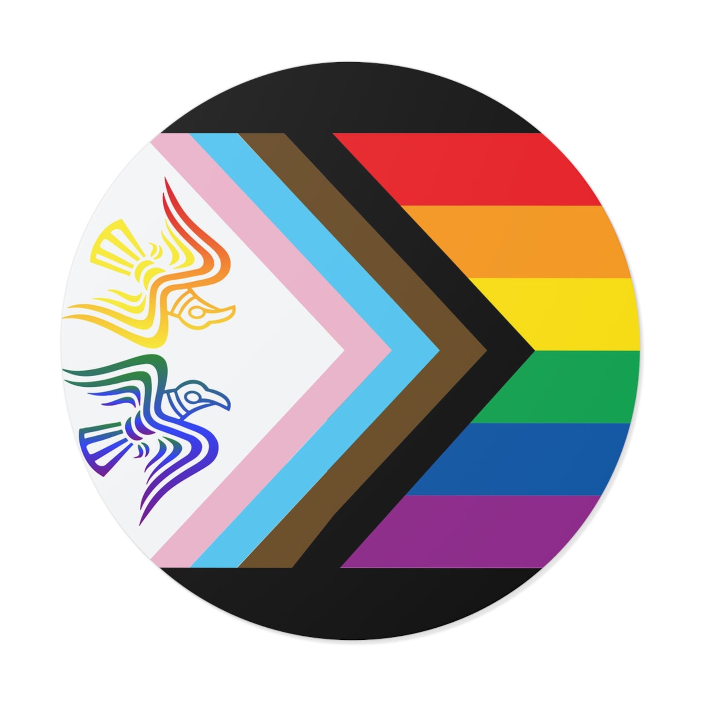 Norse Queer Pride Flag Vinyl Sticker