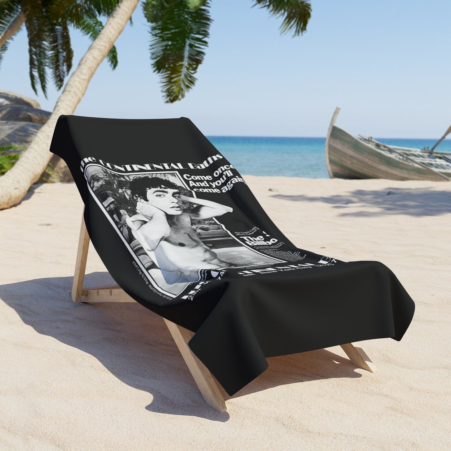 Continental Baths Beach Towel