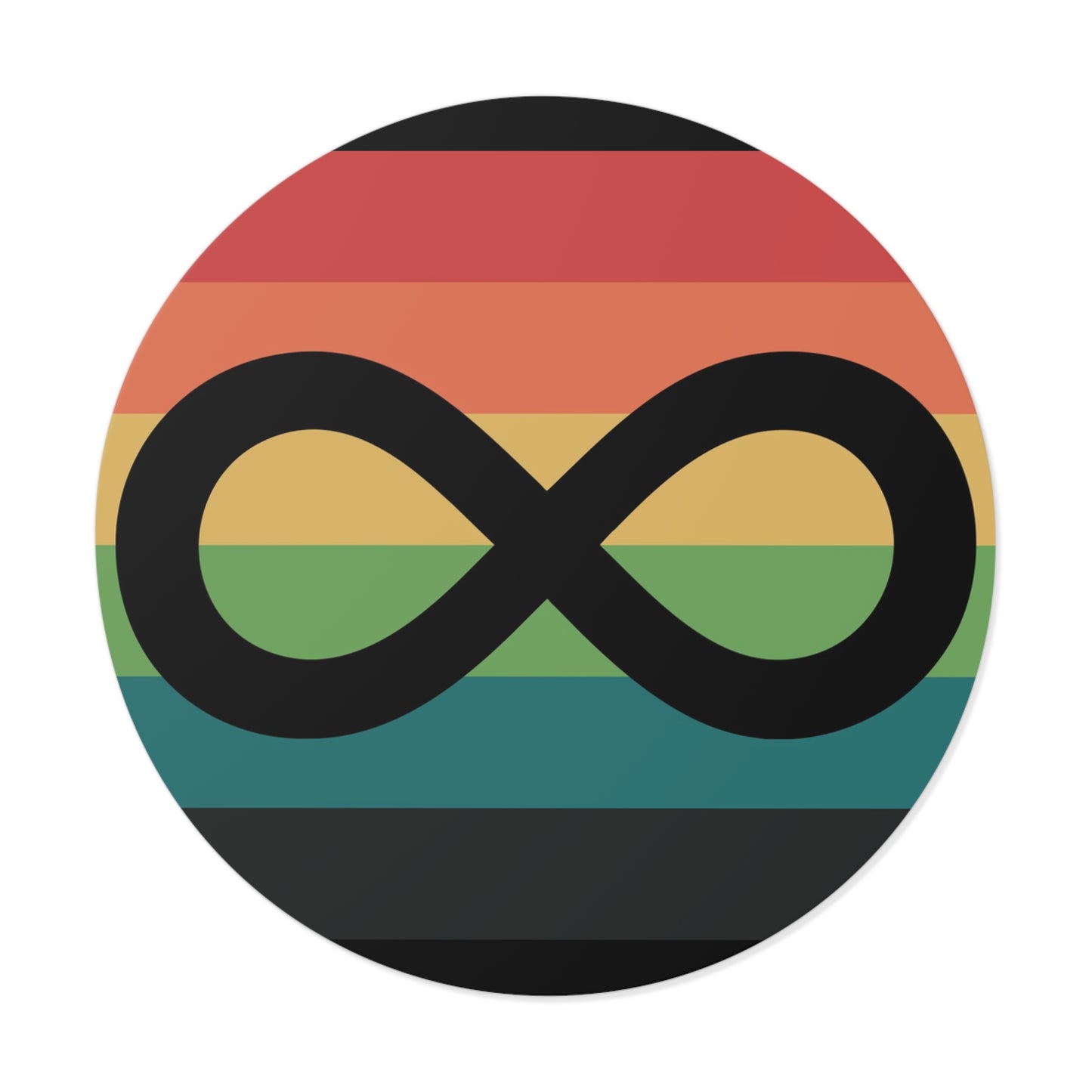 Autistic-Specific Pride Flag Vinyl Sticker