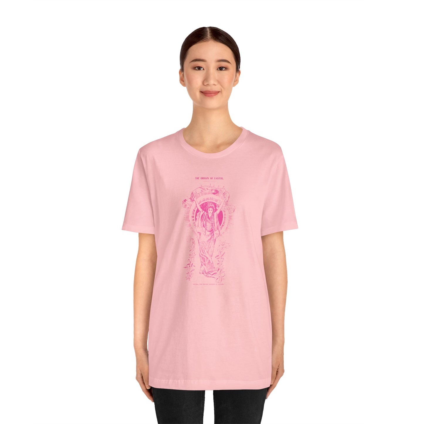 The Origin of Easter: Ostara, Victorian design T-shirt, Several Color Options