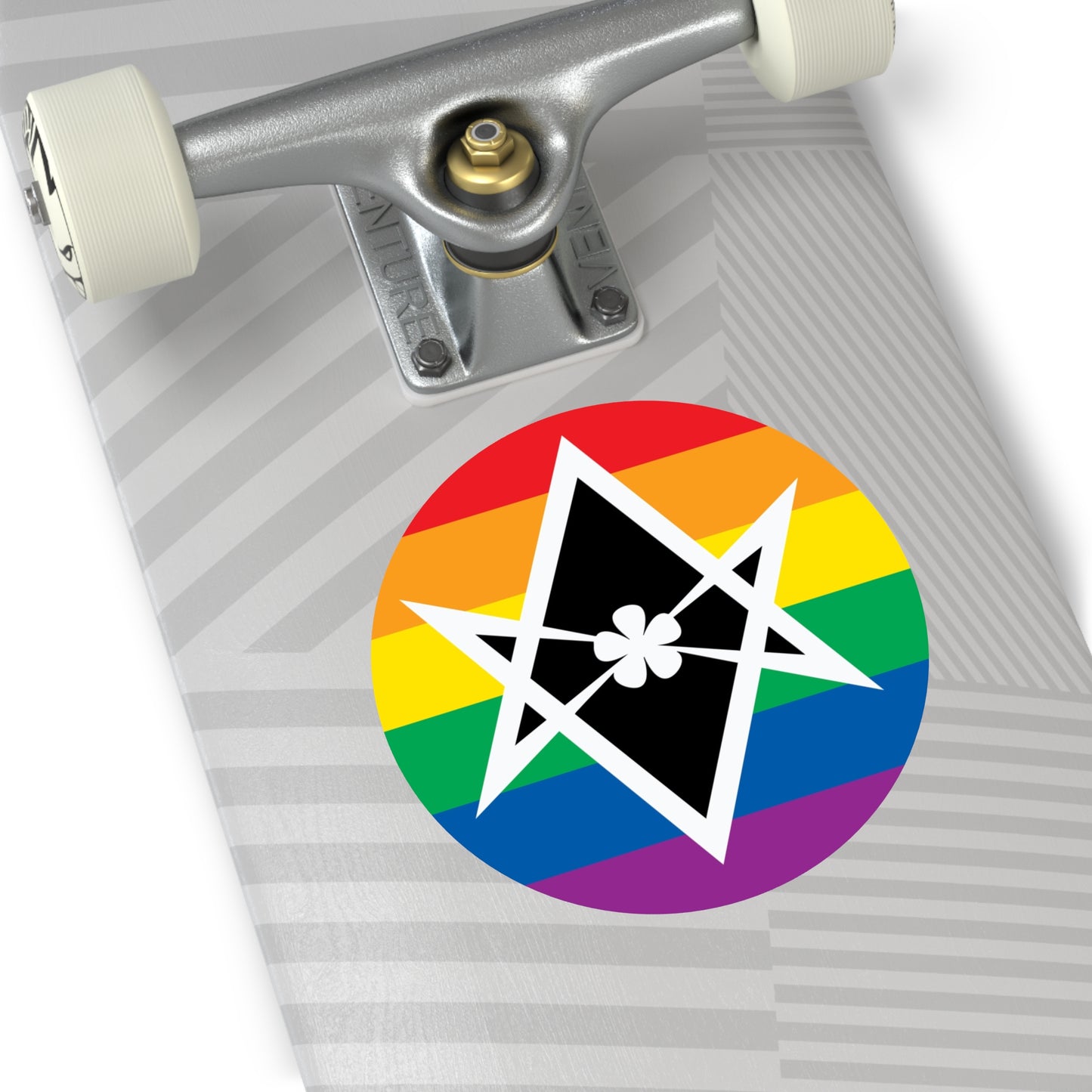 Thelema Queer Pride Flag Vinyl Sticker