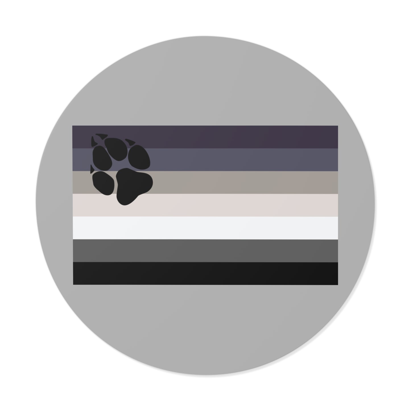 Wolf Pride Flag Vinyl Sticker