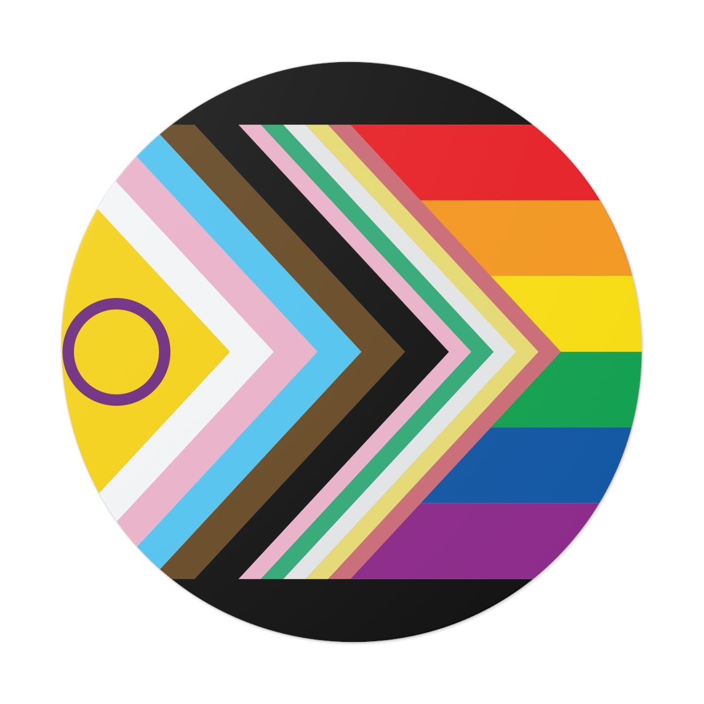 Disability Inclusive Progress Pride Flag 2 Vinyl Sticker