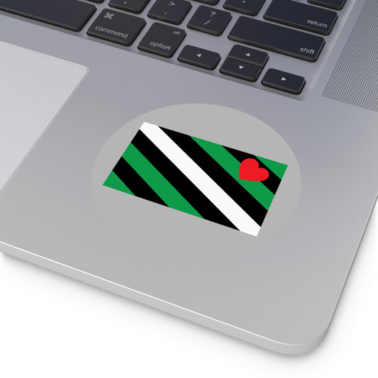 Leather Boy Pride Flag Vinyl Sticker