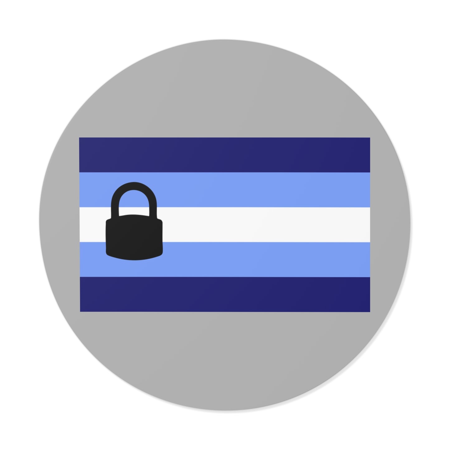 Chastity Pride/TeamLocked Pride Flag Vinyl Sticker