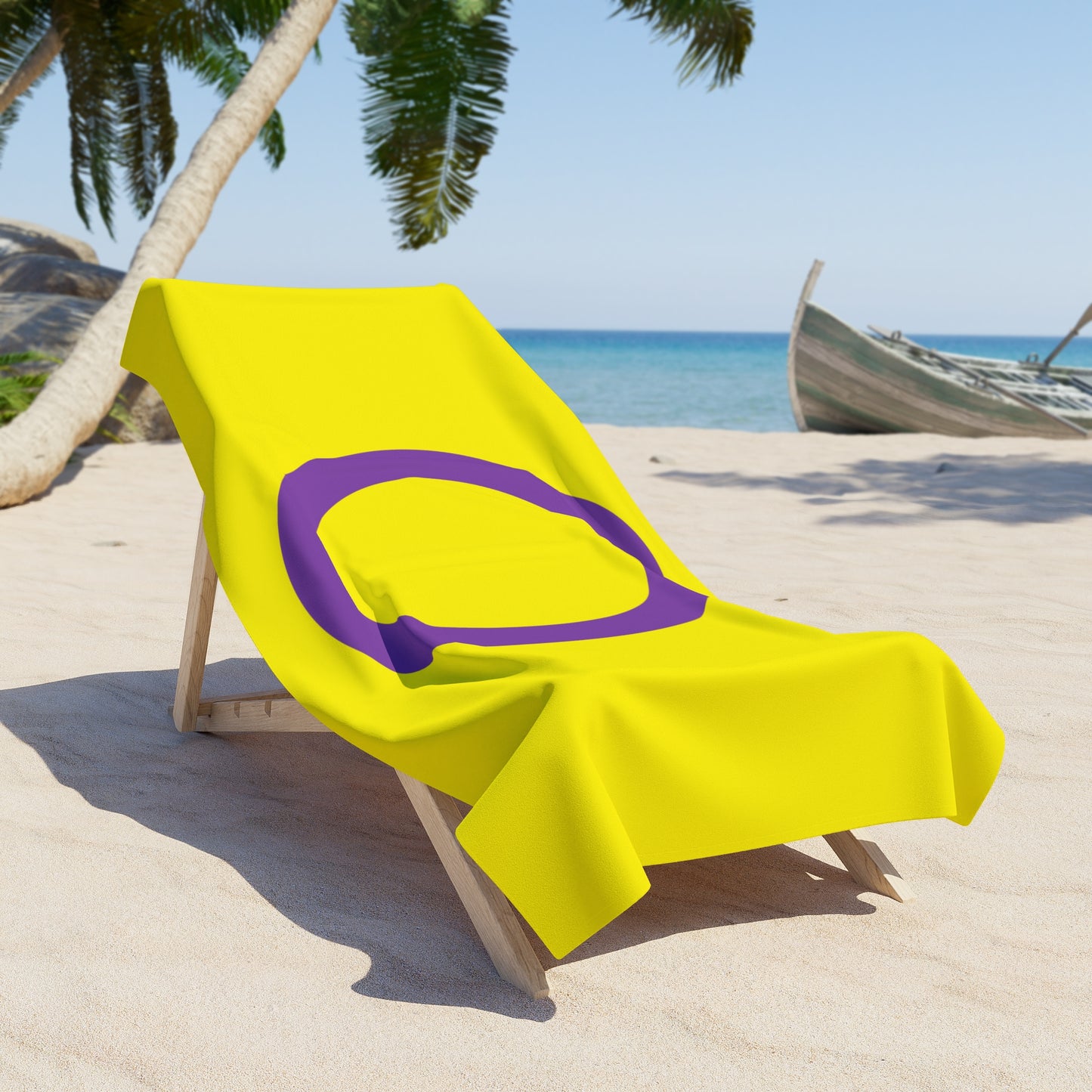 Intersex Pride Flag Beach Towel