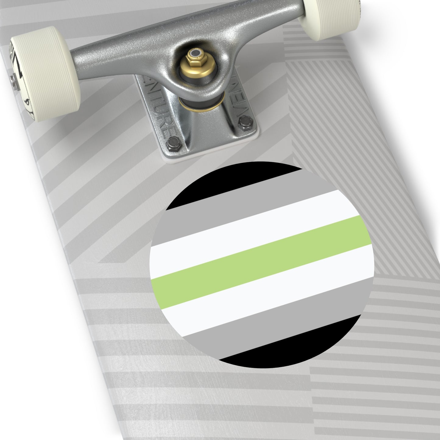 Agender Pride Flag Vinyl Sticker