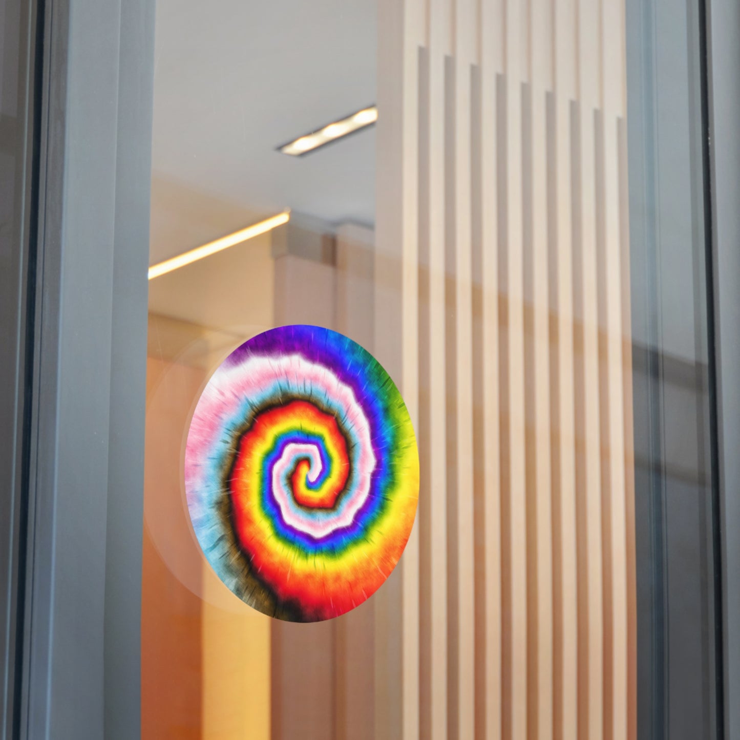 Progress Pride Tie-Dye Vinyl Sticker