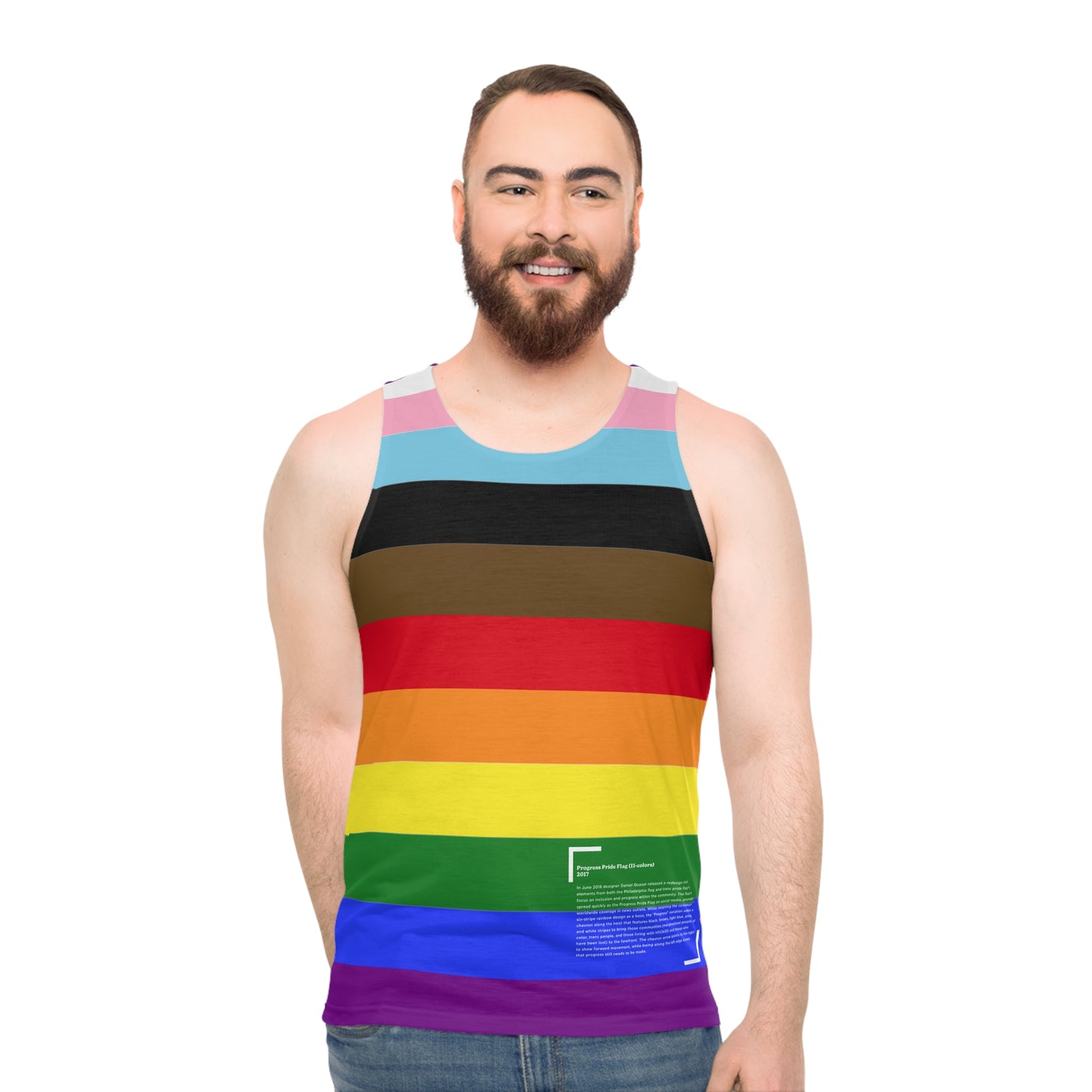 2018 Progress Pride Flag Tank Top