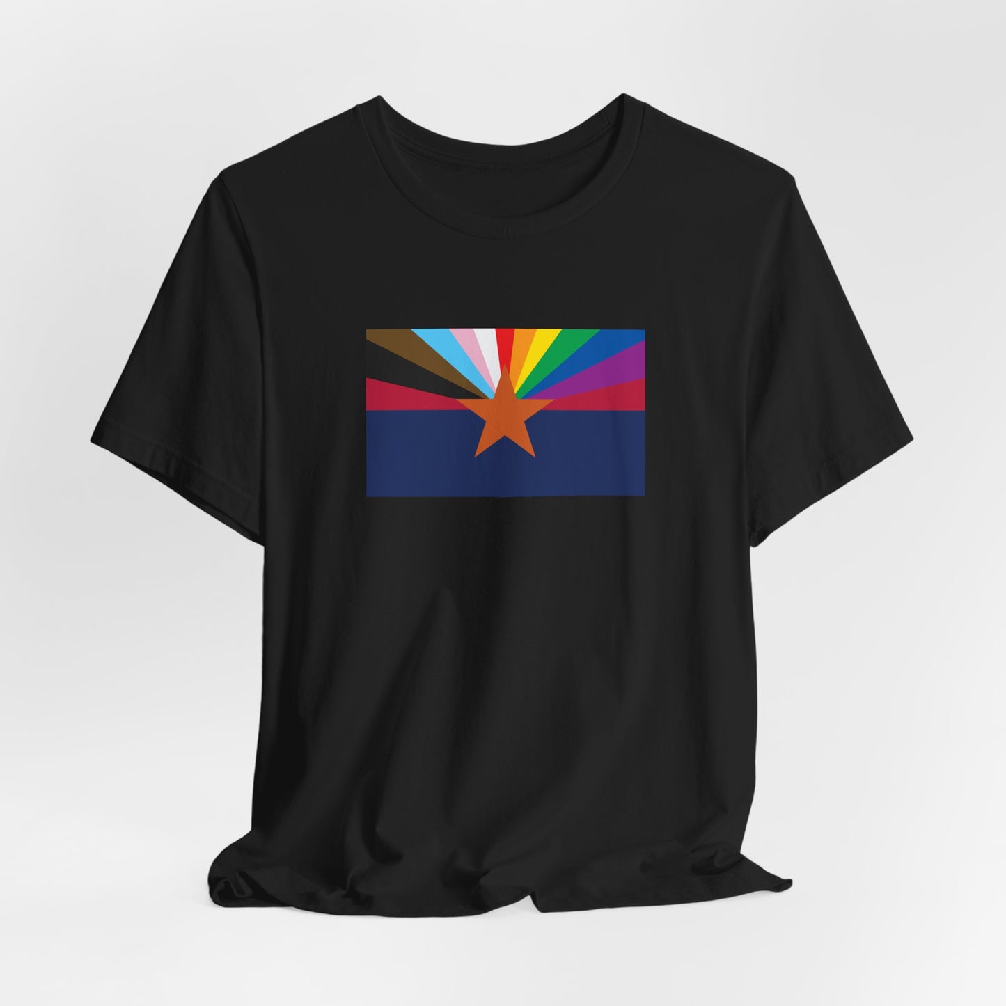Arizona Rainbow Pride Flag T-shirt, Several Color Options
