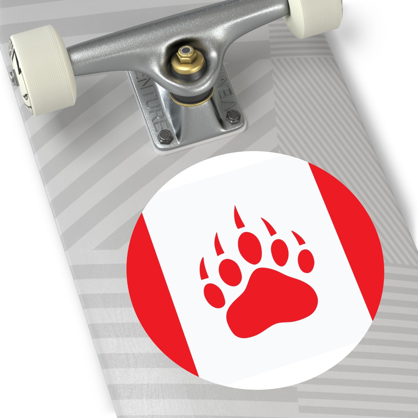 Bear Pride Flag Canada Vinyl Sticker