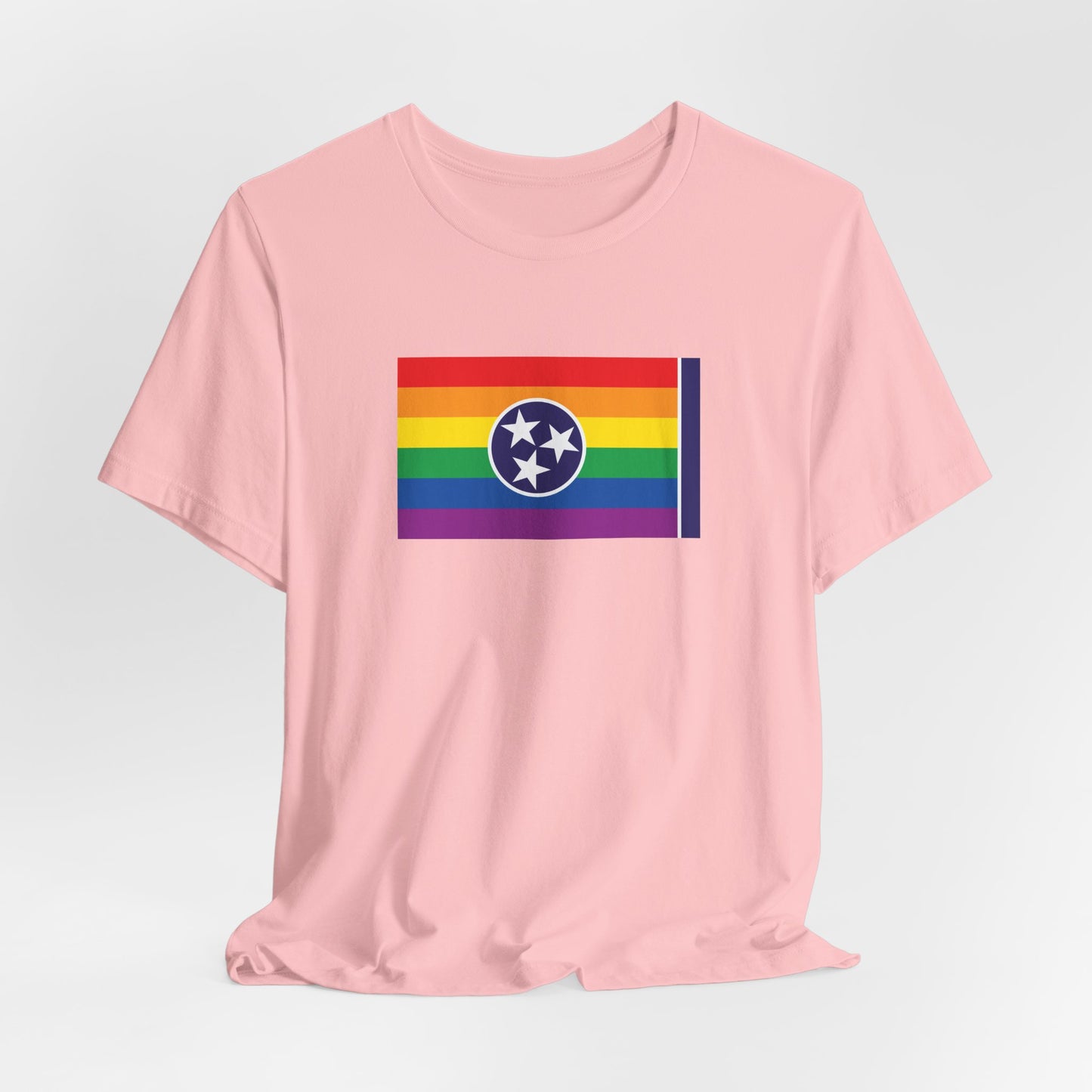 Tennessee Rainbow Pride Flag T-shirt, Several Color Options