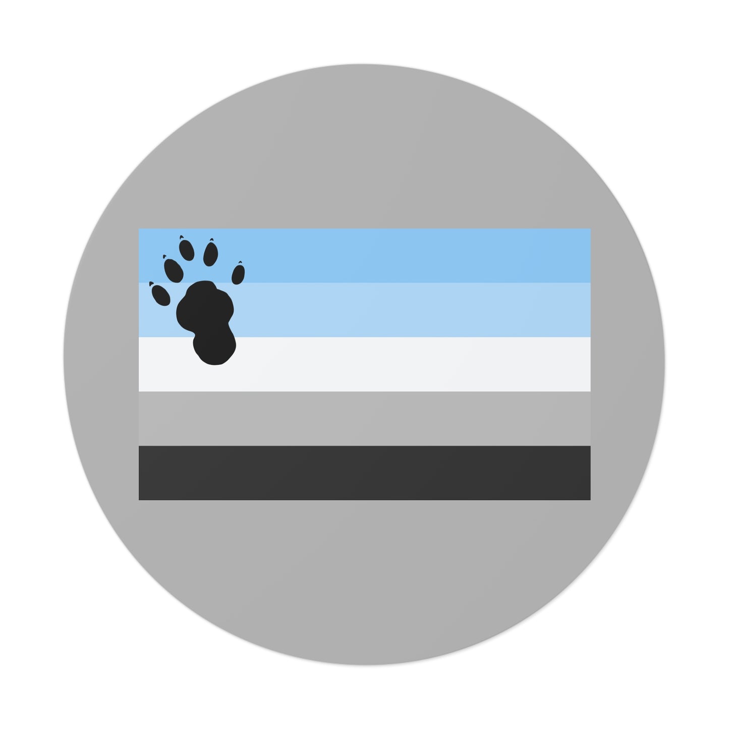 Otter Pride Flag Vinyl Sticker