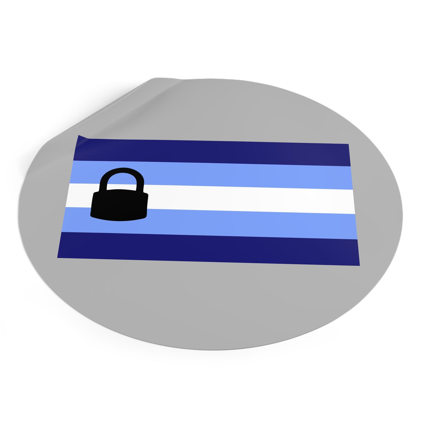 Chastity Pride/TeamLocked Pride Flag Vinyl Sticker