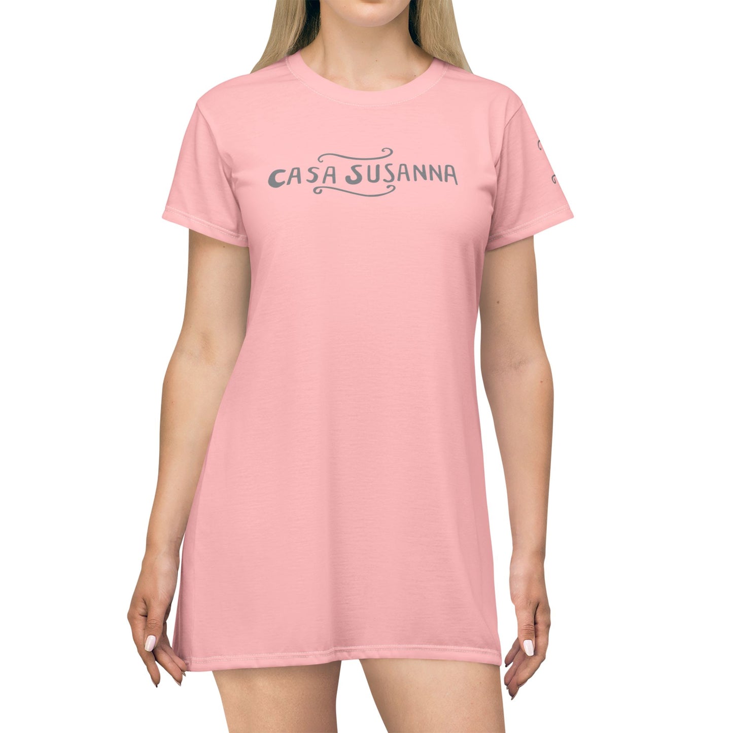 Casa Susanna T-Shirt Dress  — Vintage Transgender Haven Tribute T-Shirt Dress