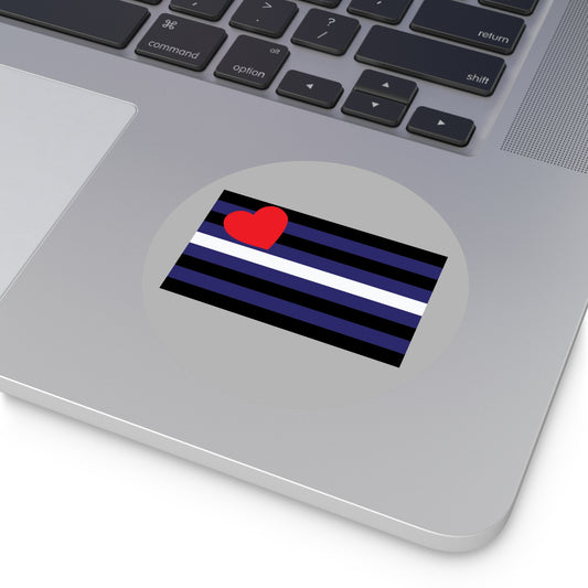 Leather Pride Flag Vinyl Sticker