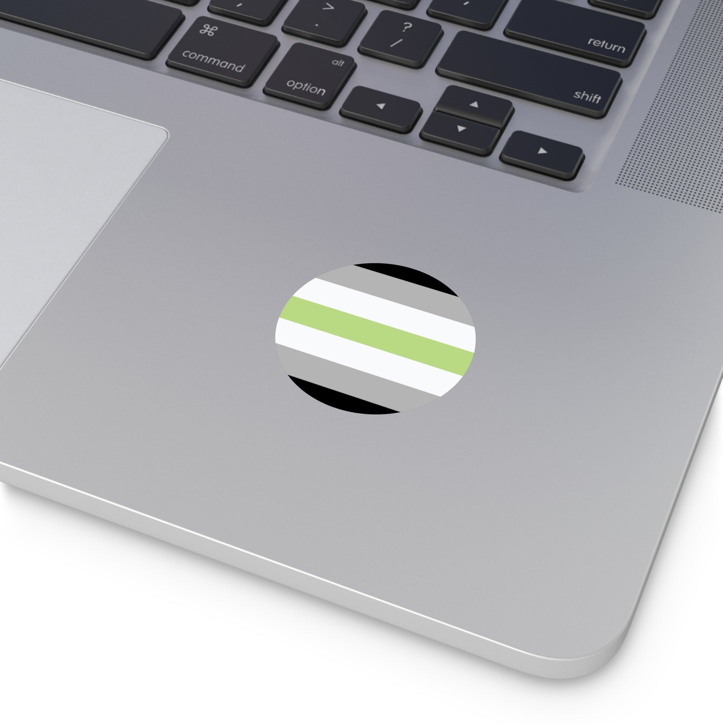 Agender Pride Flag Vinyl Sticker