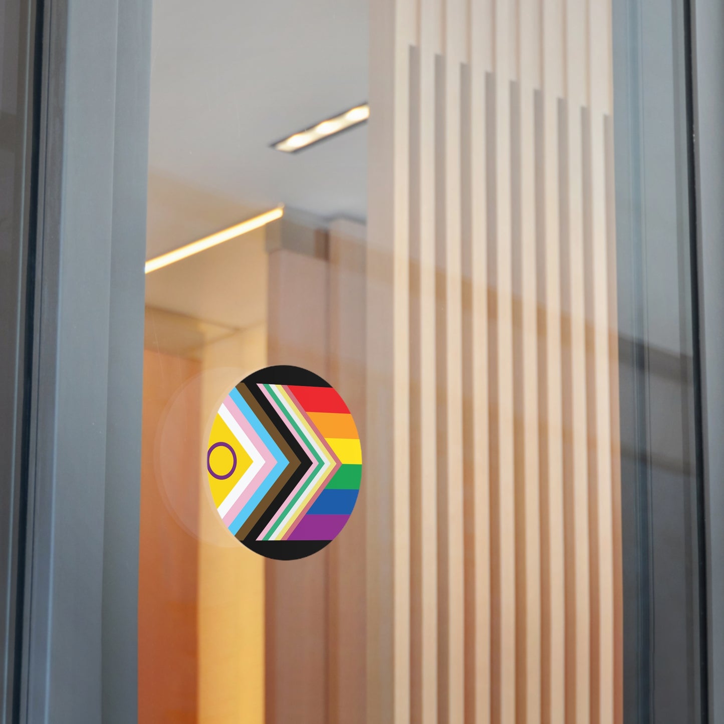 Disability Inclusive Progress Pride Flag 2 Vinyl Sticker