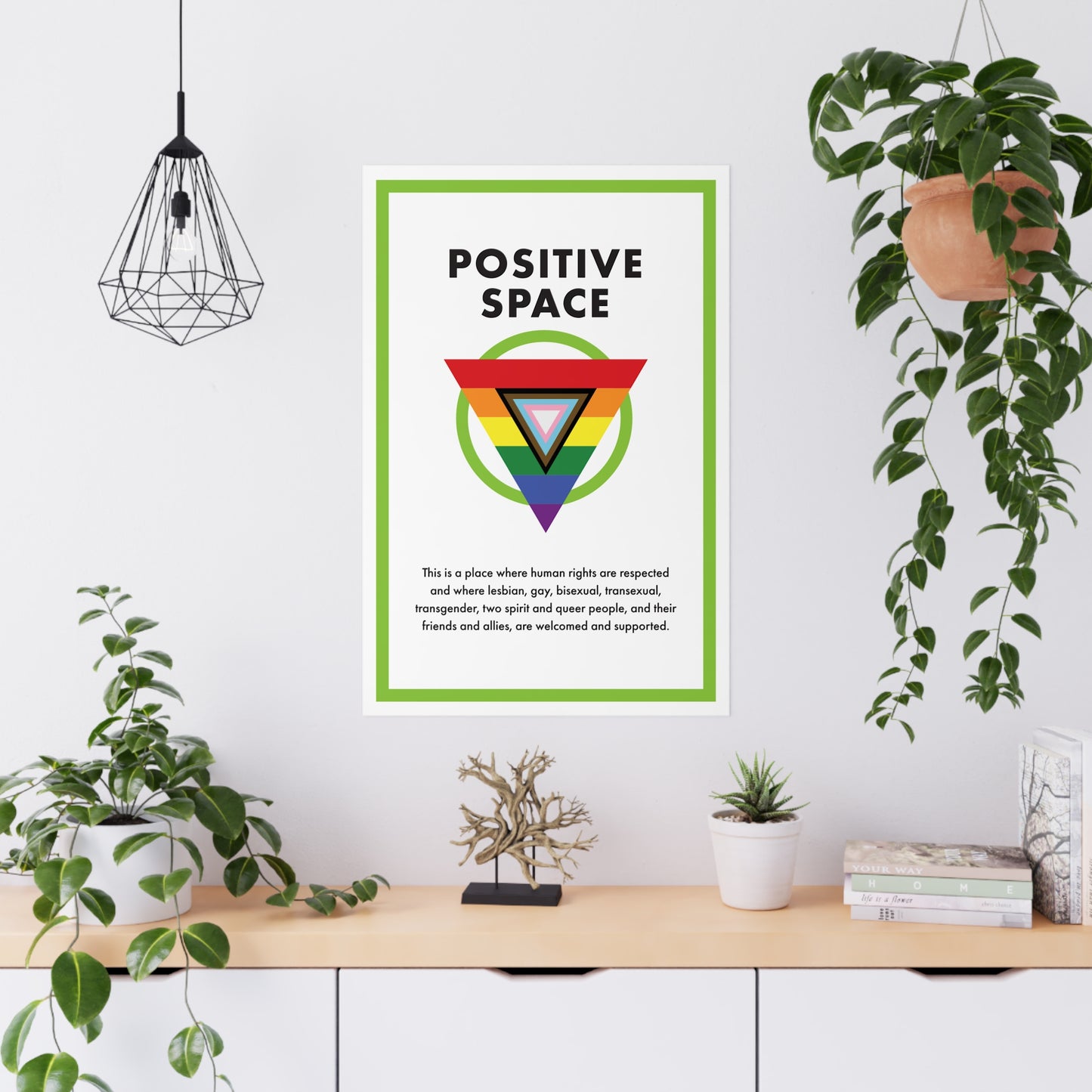 POSITIVE SPACE Poster