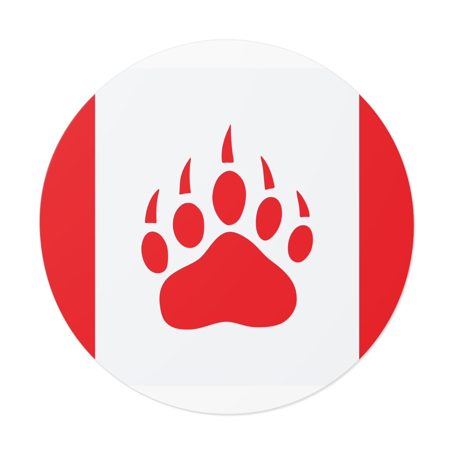 Bear Pride Flag Canada Vinyl Sticker