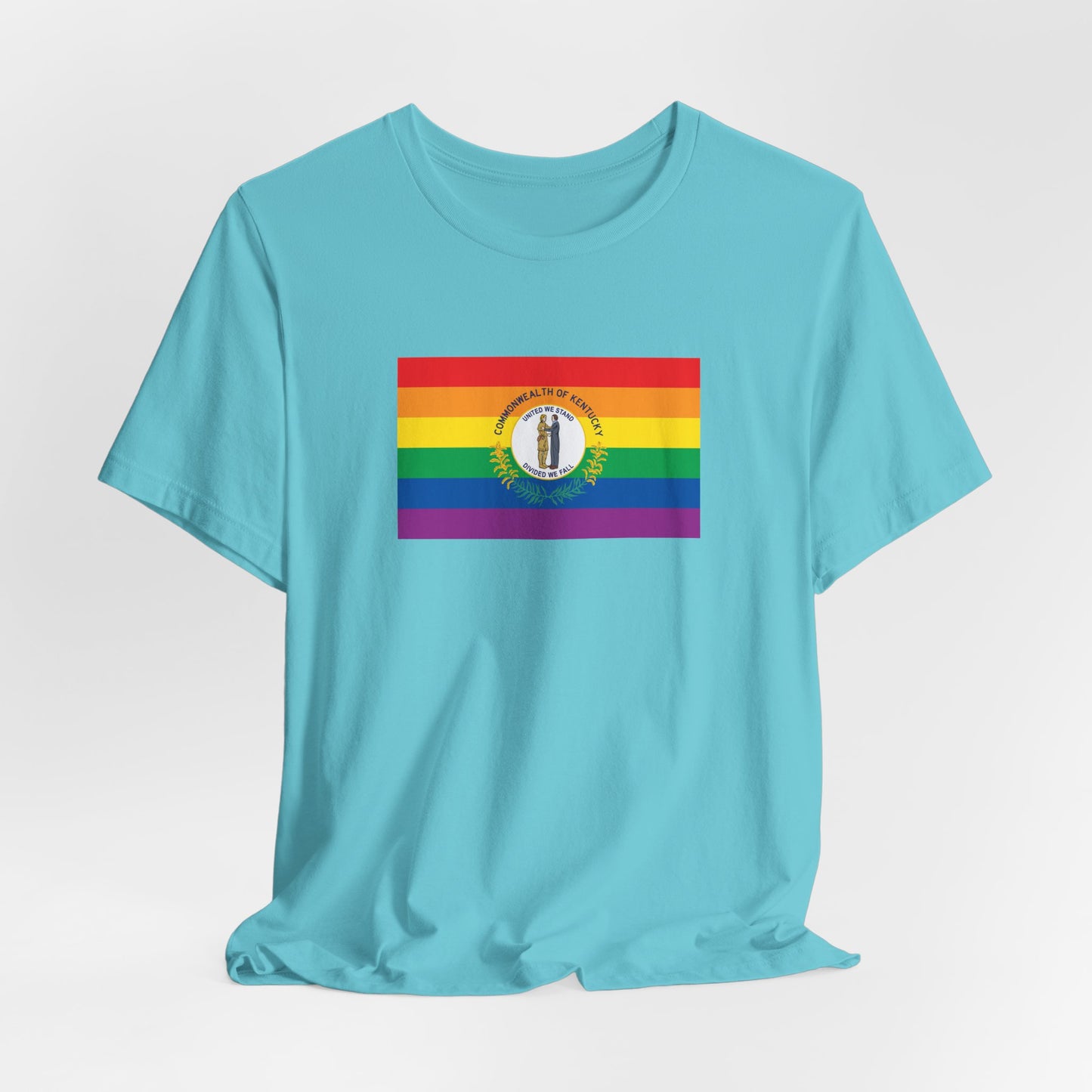 Kentucky Rainbow Pride Flag T-shirt, Several Color Options