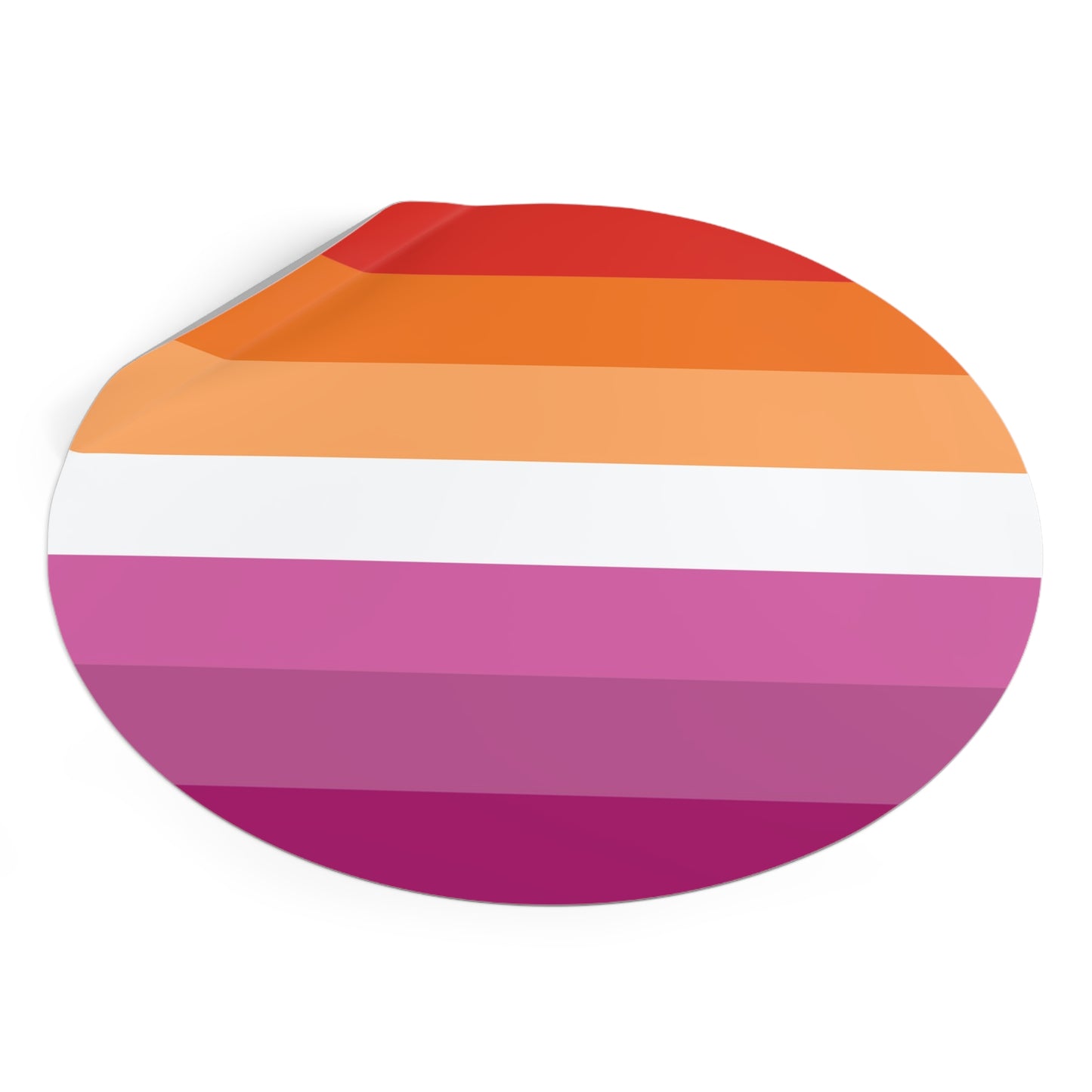 Lesbian Pride Flag Vinyl Sticker