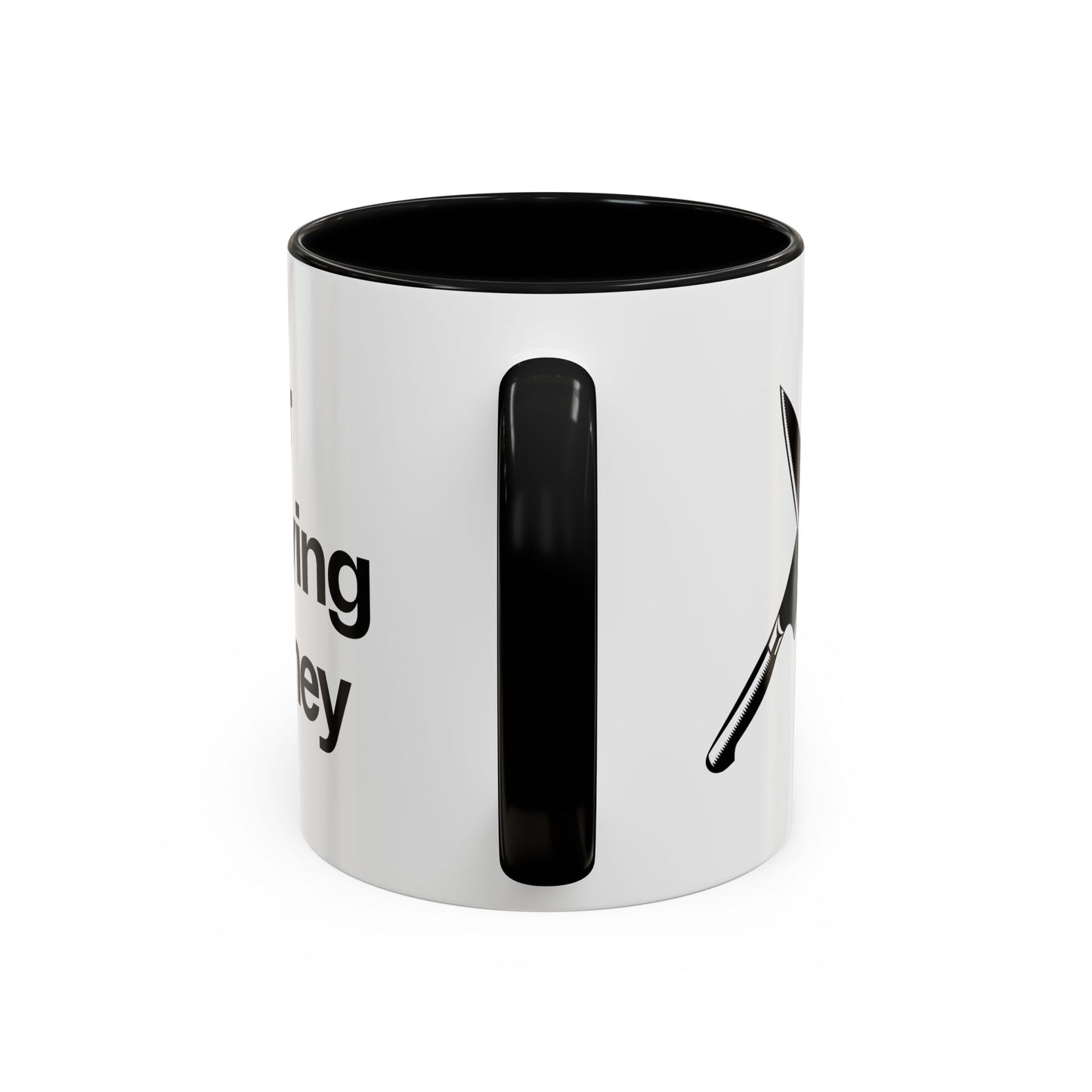 I will never stop worrying about Britney, White with Black Accent Coffee Mug (11, 15oz)