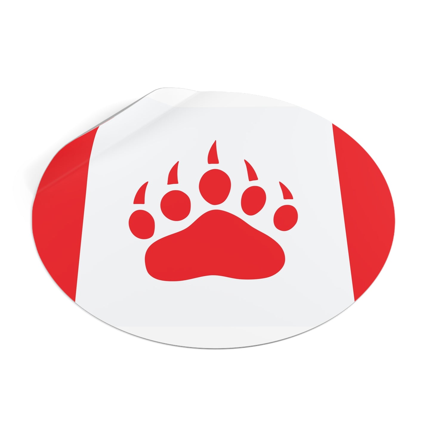 Bear Pride Flag Canada Vinyl Sticker