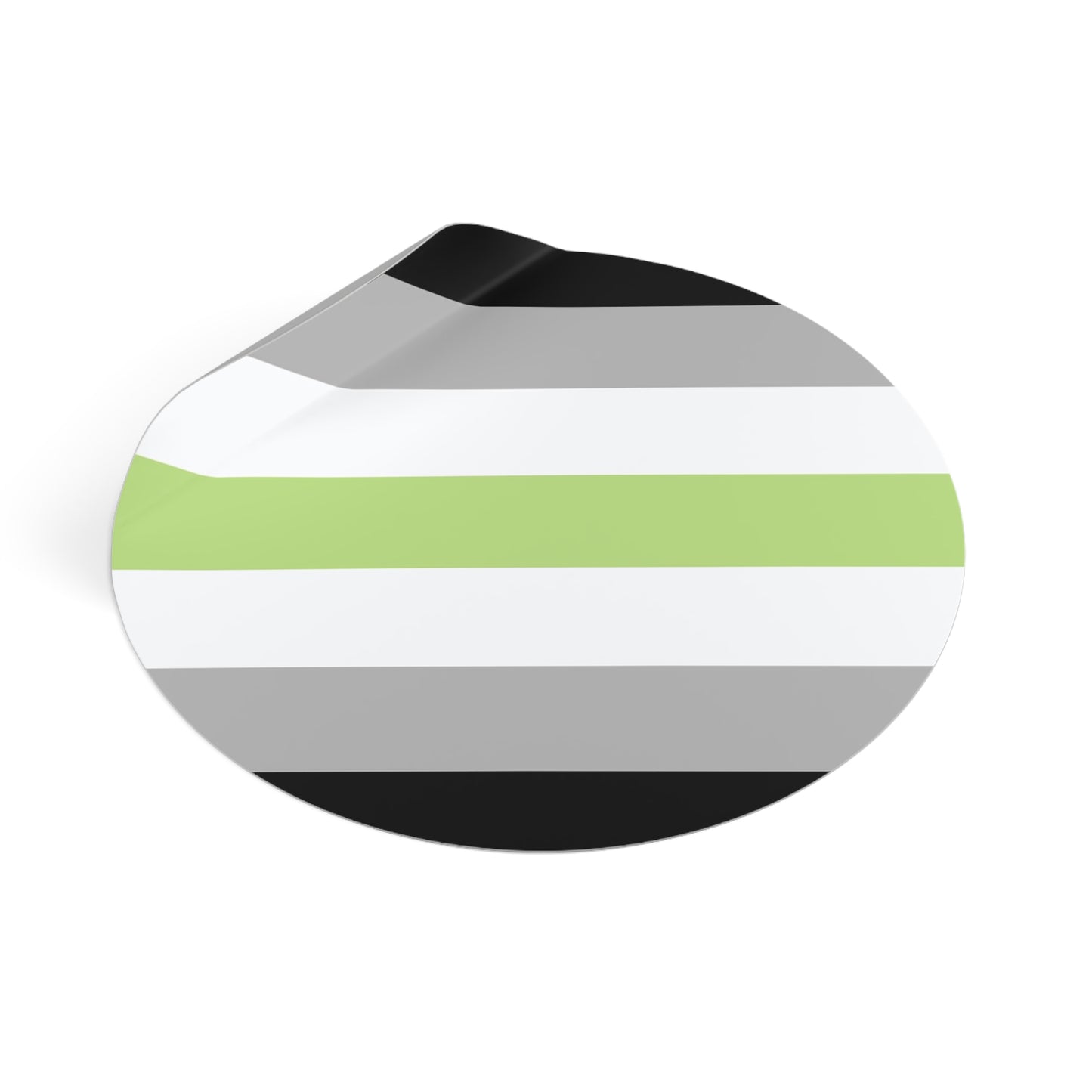 Agender Pride Flag Vinyl Sticker