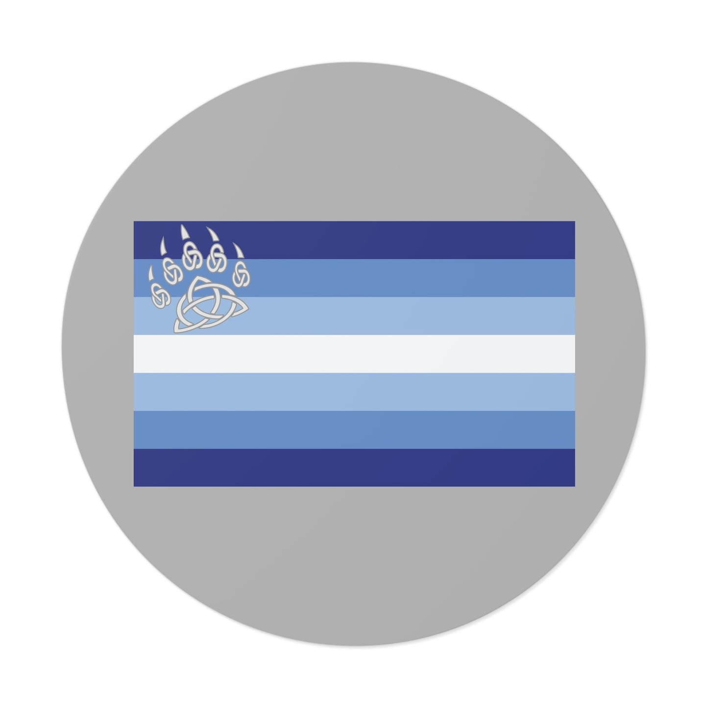 Bear Pride Flag Dublin Vinyl Sticker