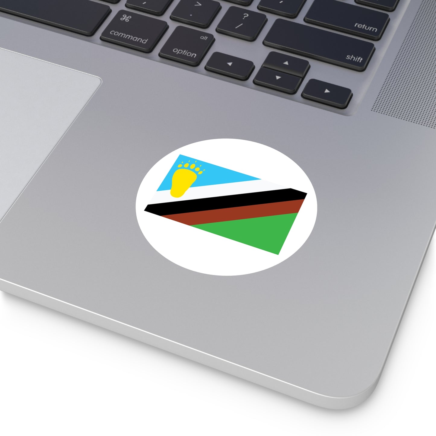 Early Bear Pride Flag mid-1980s Vinyl Sticker