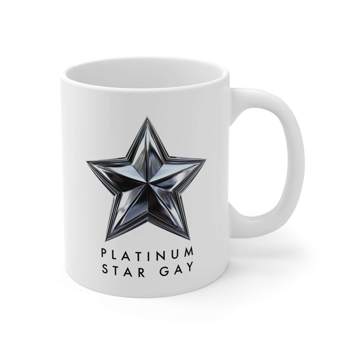 Platinum Star Gay Mug