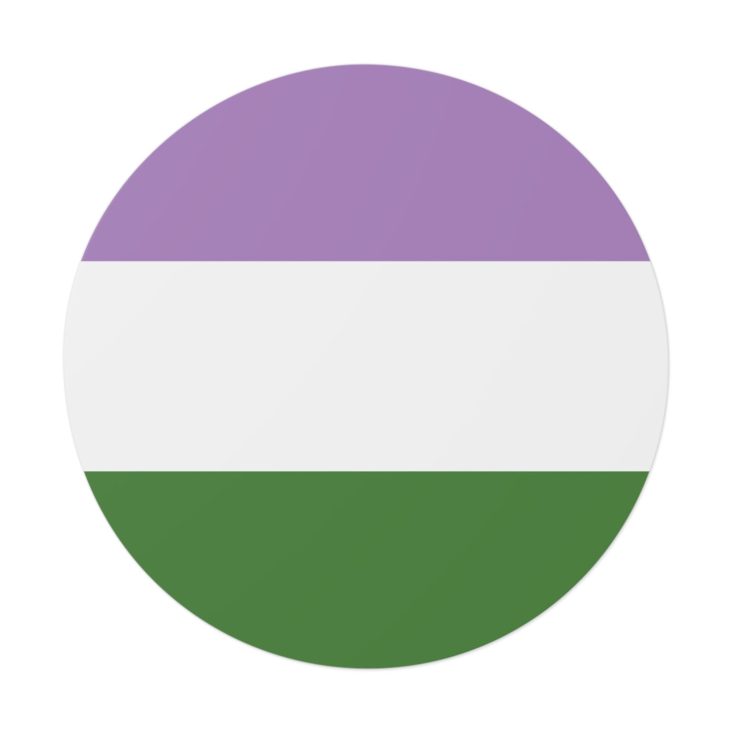 Genderqueer Pride Flag Vinyl Sticker