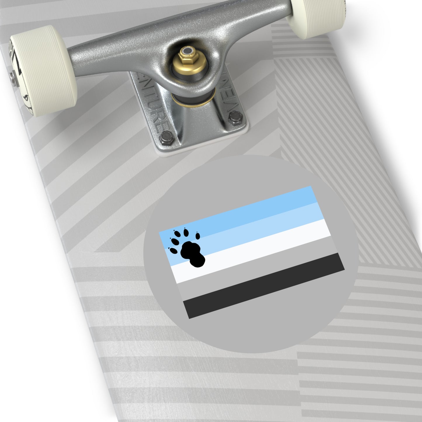 Otter Pride Flag Vinyl Sticker