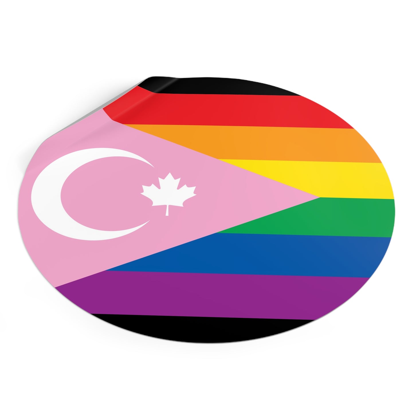 Queer Muslim Community Canada Pride Flag Vinyl Sticker