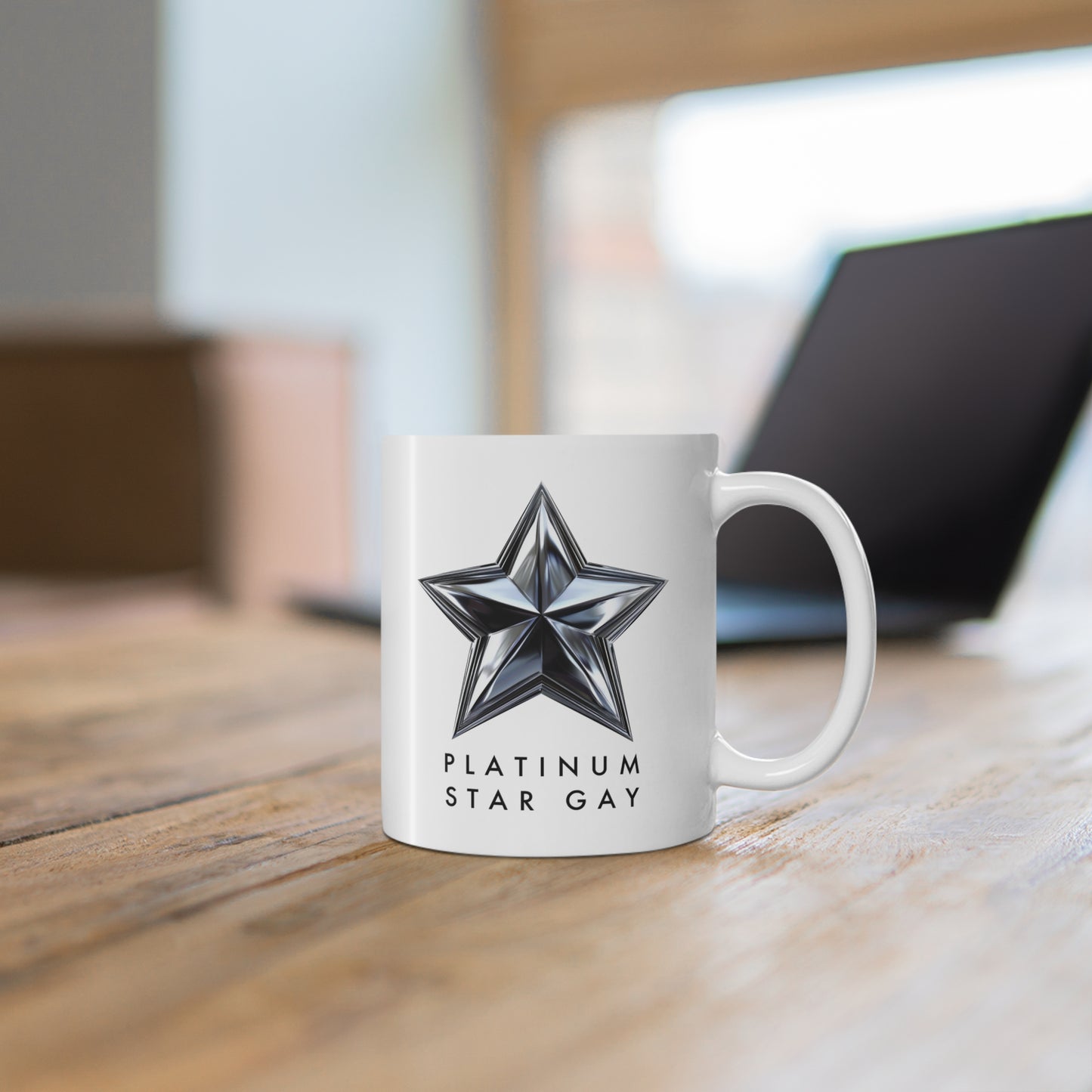 Platinum Star Gay Mug