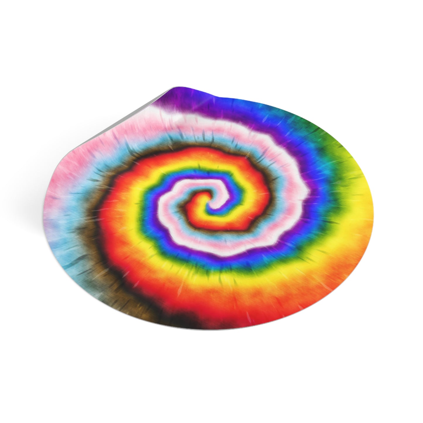 Progress Pride Tie-Dye Vinyl Sticker