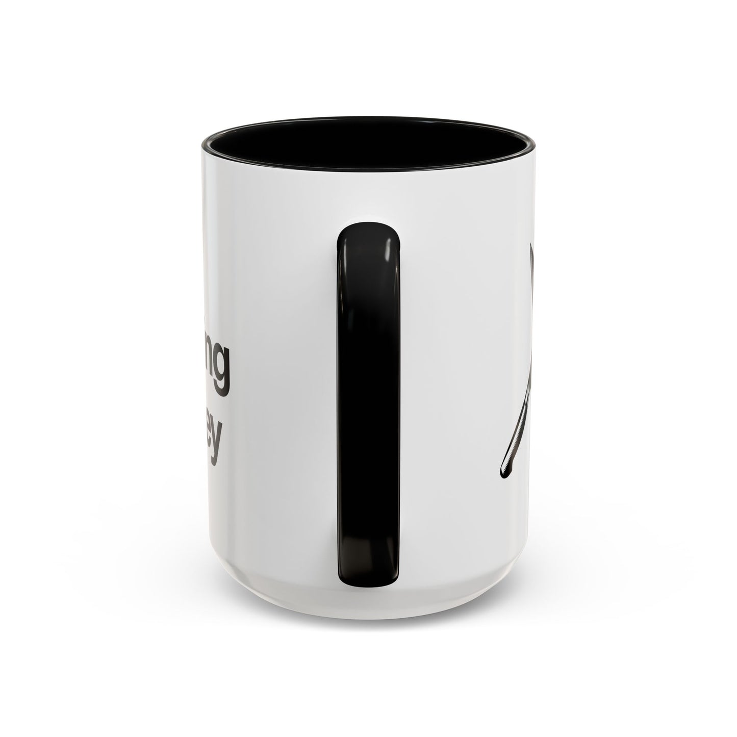 I will never stop worrying about Britney, White with Black Accent Coffee Mug (11, 15oz)