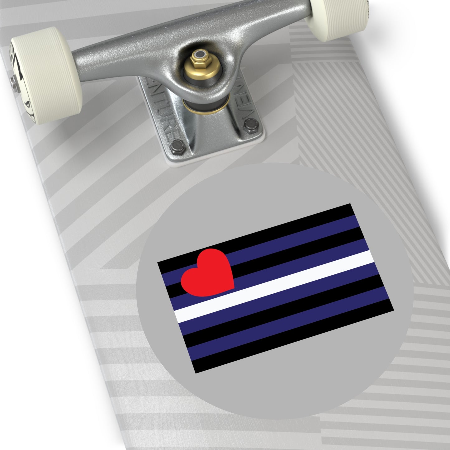 Leather Pride Flag Vinyl Sticker