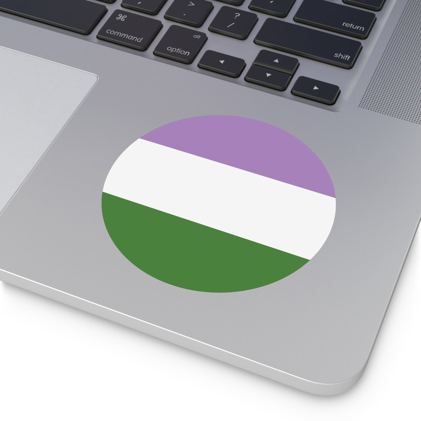 Genderqueer Pride Flag Vinyl Sticker