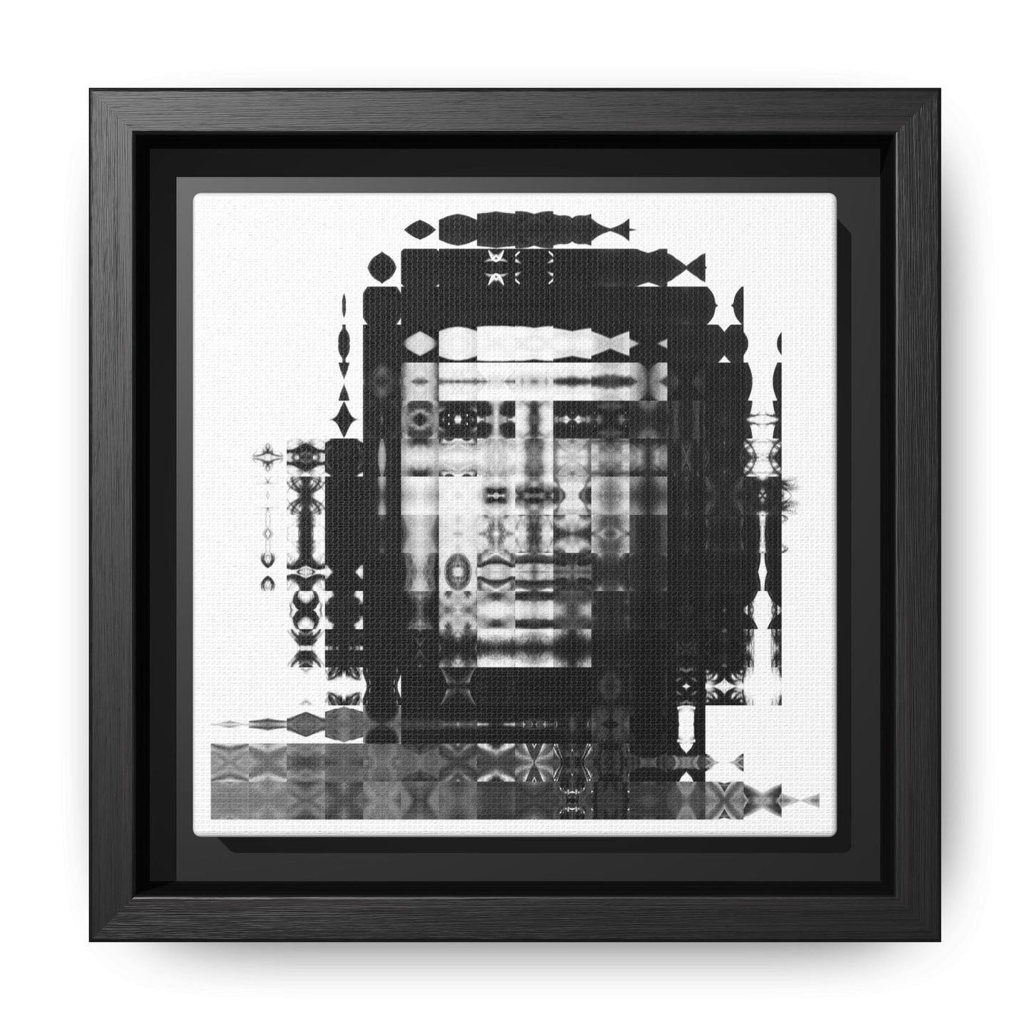 Iconic Revolutionary Che Guevera Abstract Portrait Collage Art — Matte Canvas, Framed (Multi-color options)