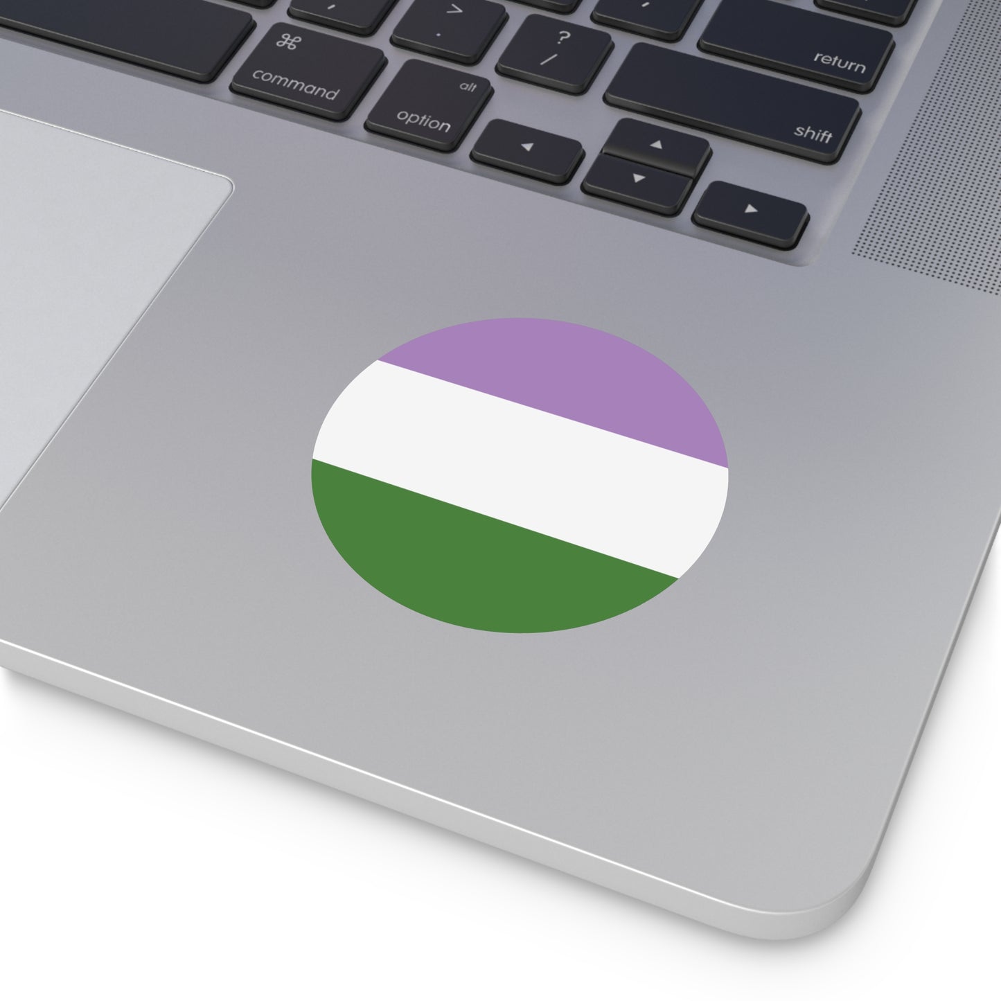 Genderqueer Pride Flag Vinyl Sticker