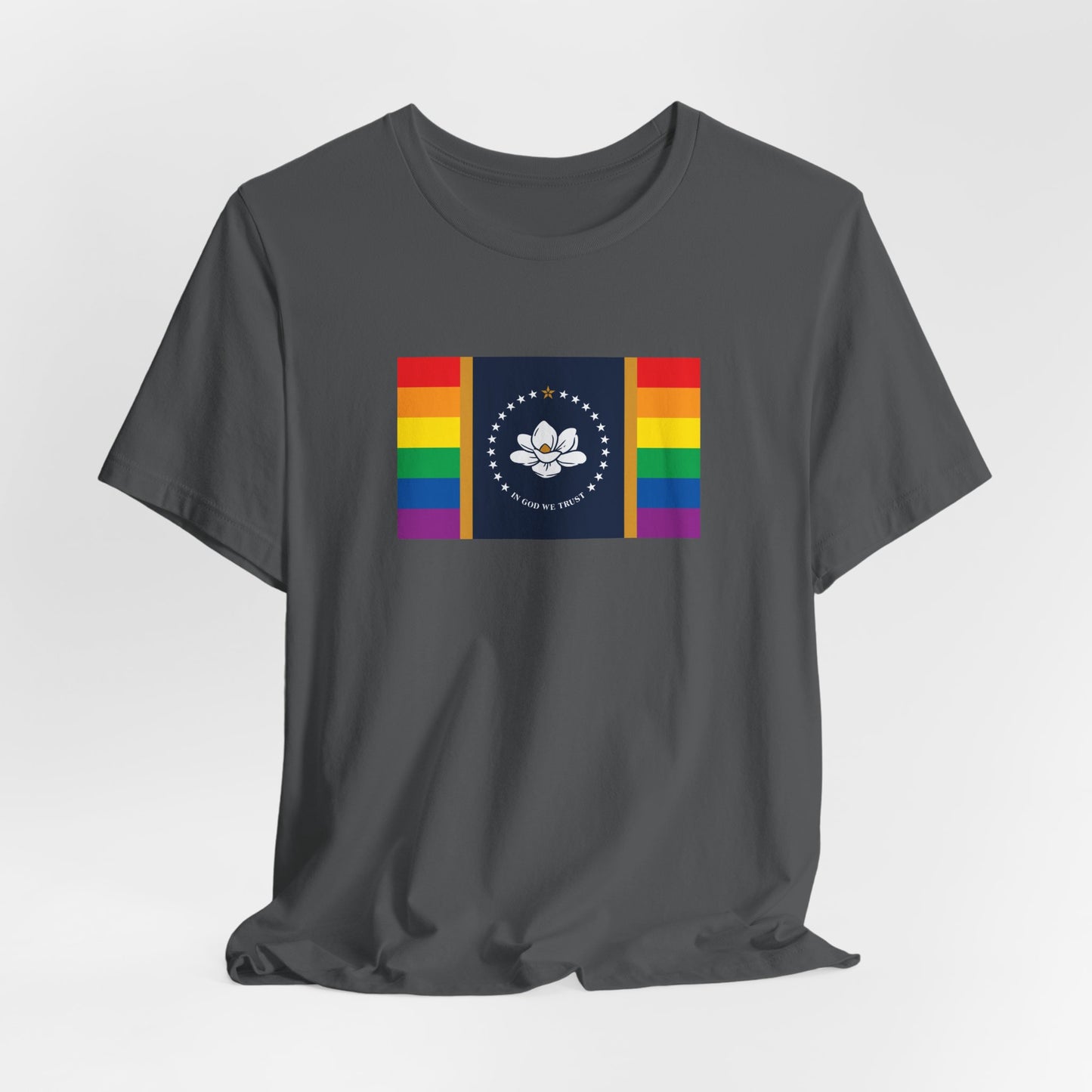 Mississippi Rainbow Pride Flag T-shirt, Several Color Options