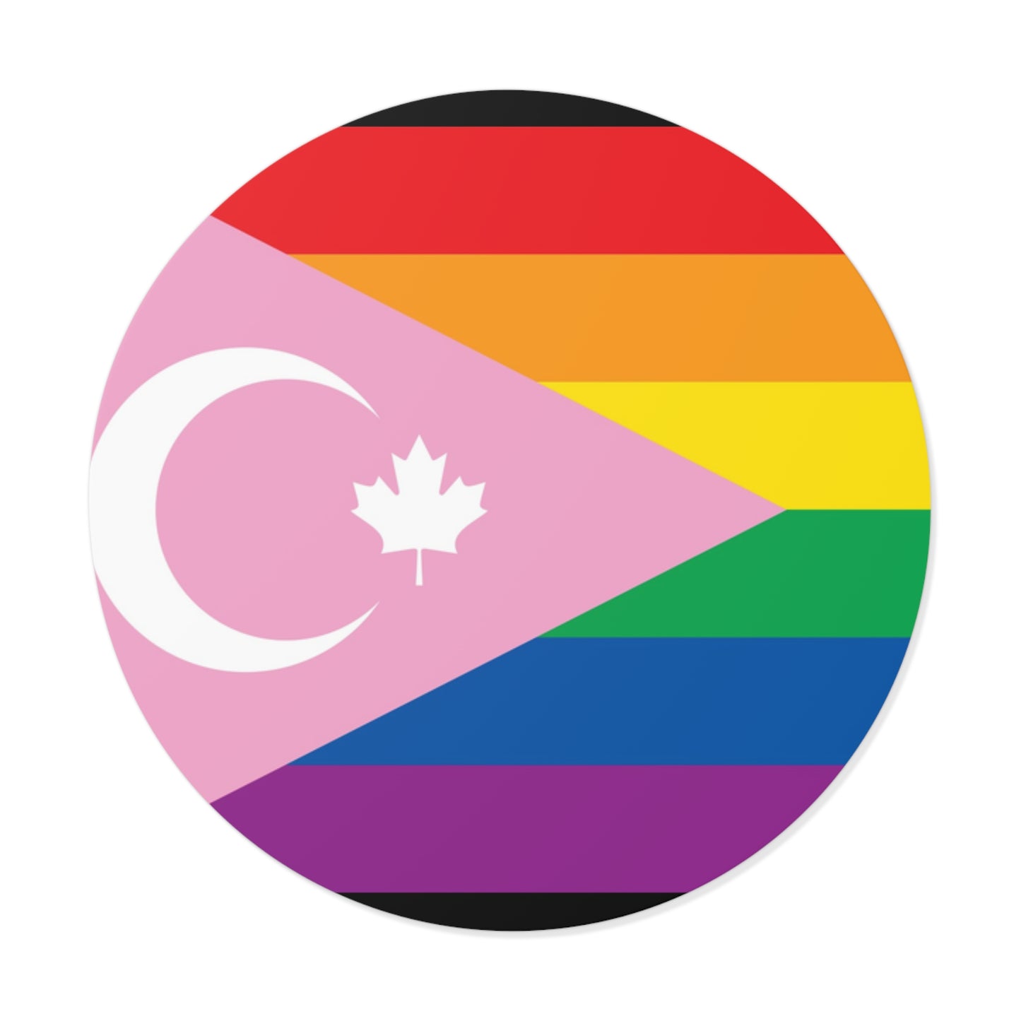 Queer Muslim Community Canada Pride Flag Vinyl Sticker