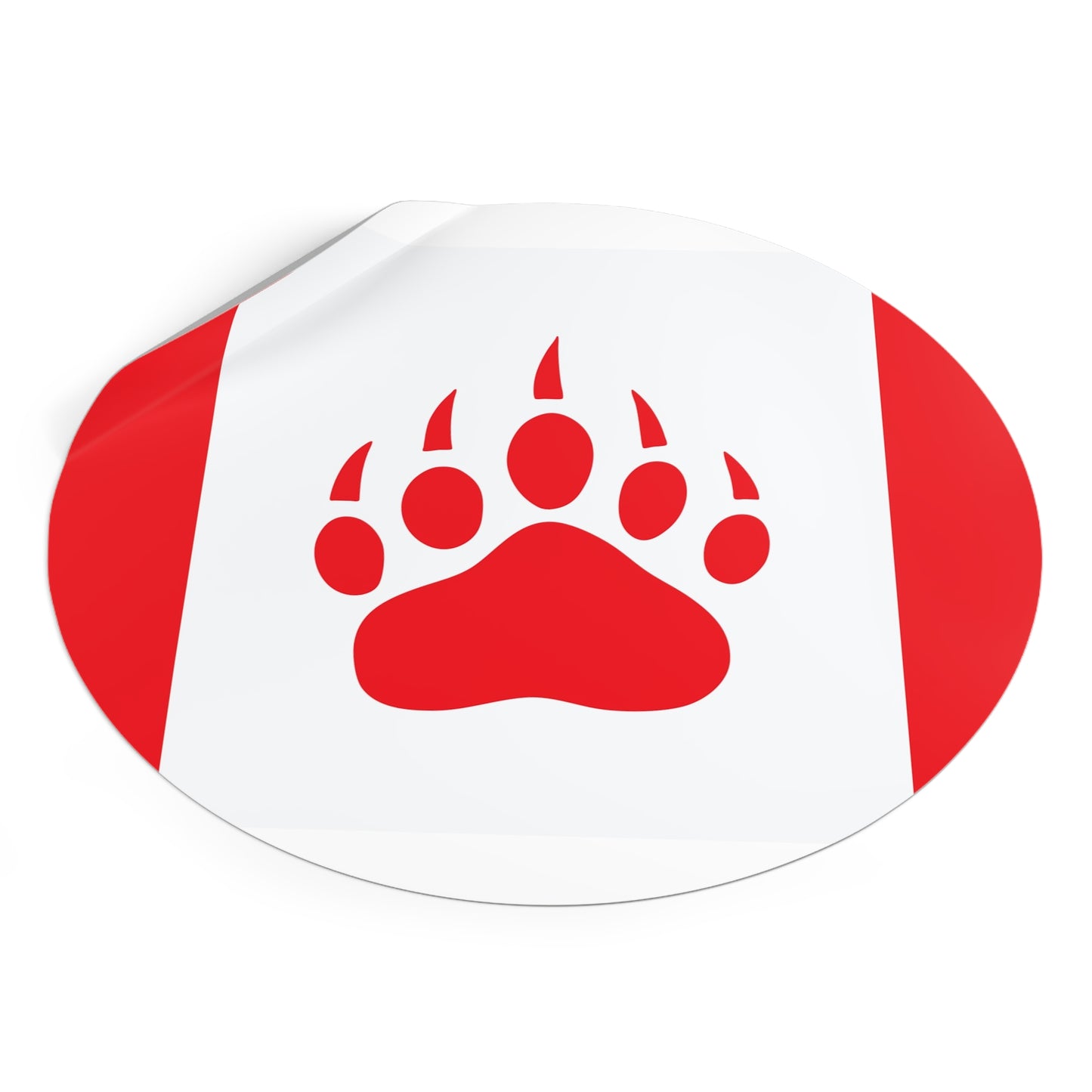 Bear Pride Flag Canada Vinyl Sticker