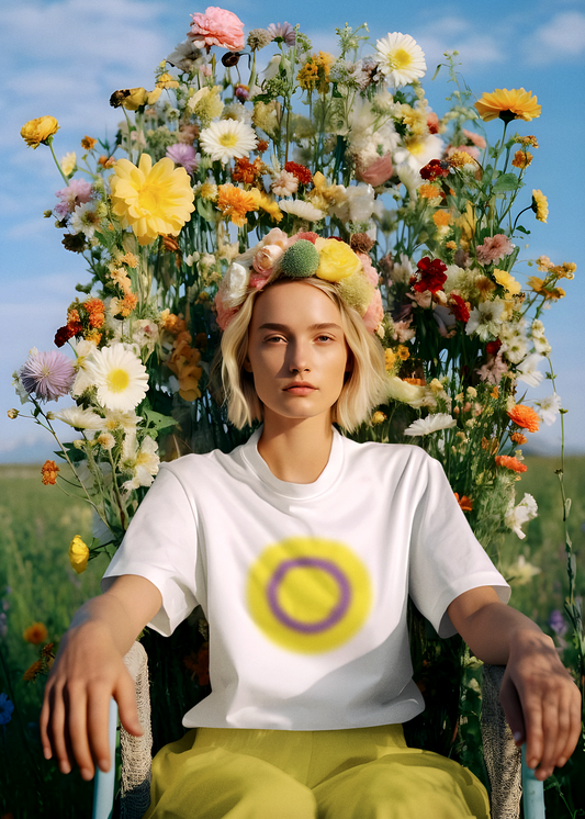 Intersex Pride Gradient Orb T-Shirt — Iconic Intersex Pride Symbol Tee