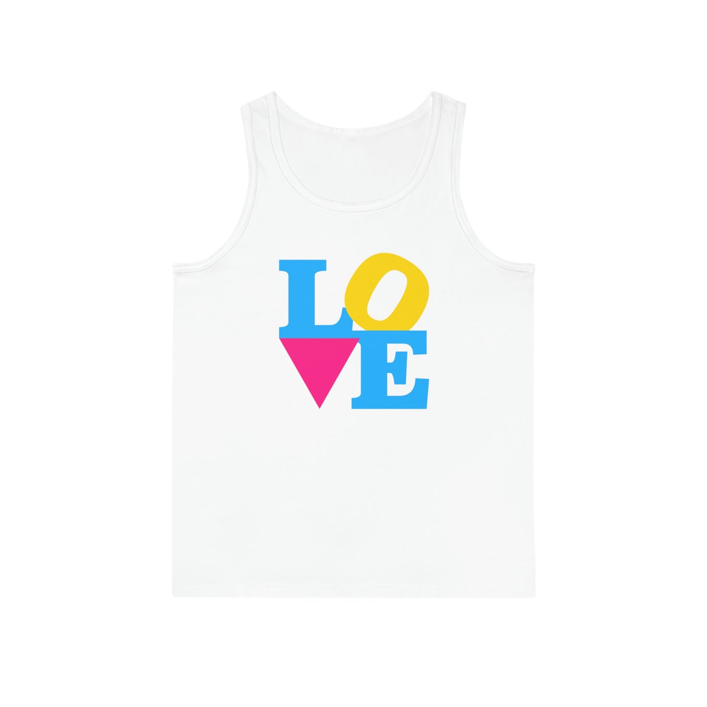 LOVE Tank Top - pansexual color deco